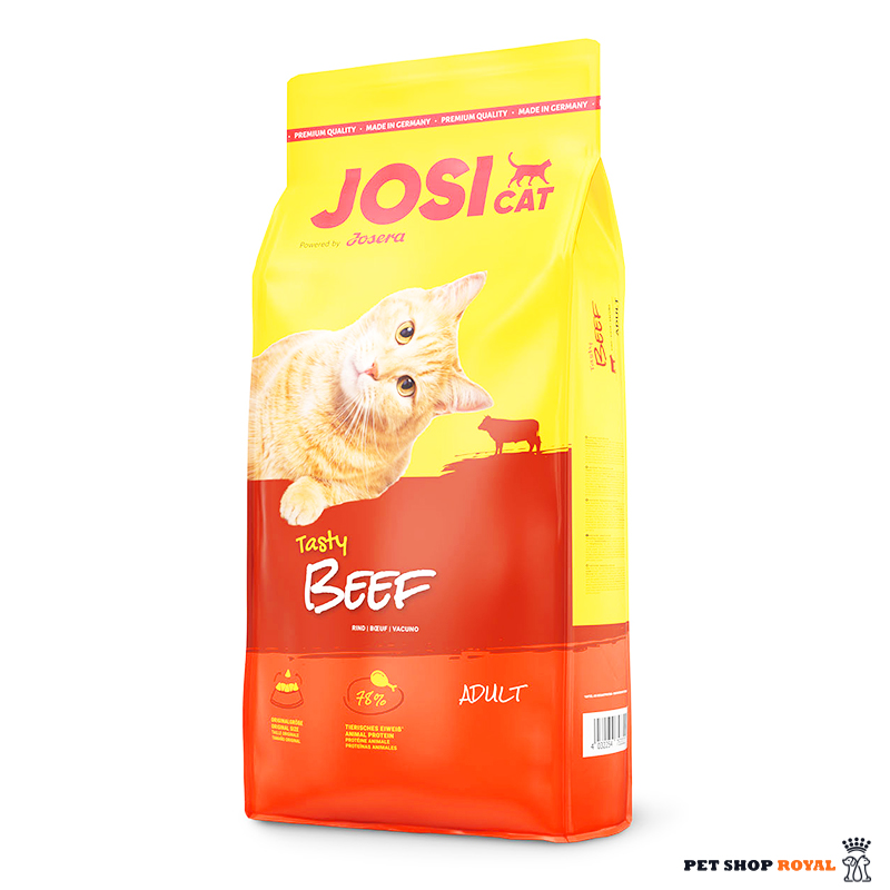غذای خشک گربه جوسی کت با طعم گوشت گاو مدل JosiCat Tasty Beef