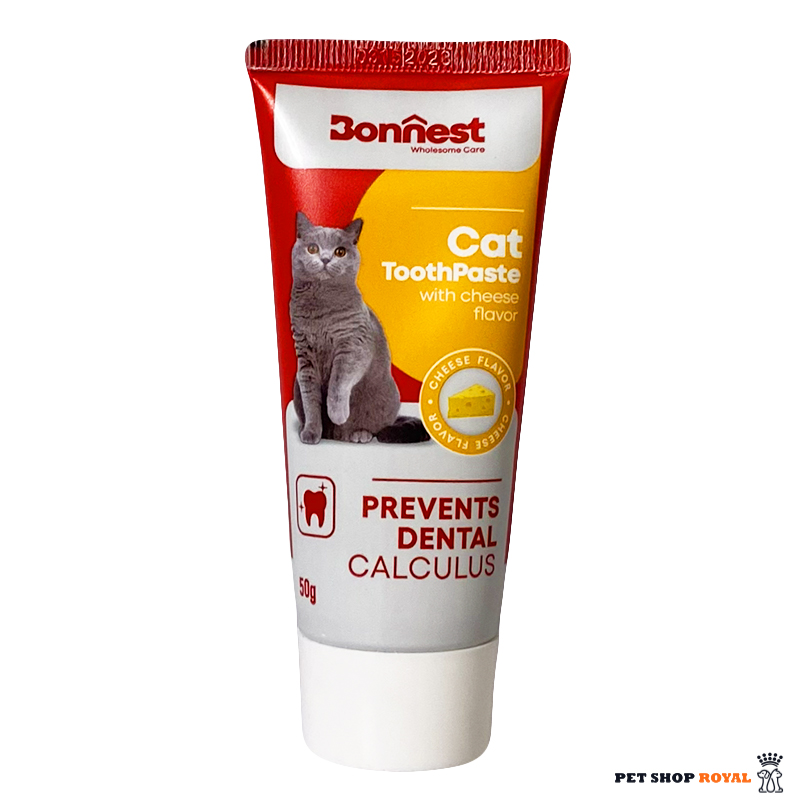 خمیردندان گربه بونست طعم پنیر Bonnest Cat Toothpaste Cheese Flavor