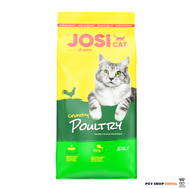 غذای خشک گربه بالغ جوسی کت طعم مرغ 18 کیلوگرم JosiCat poultry