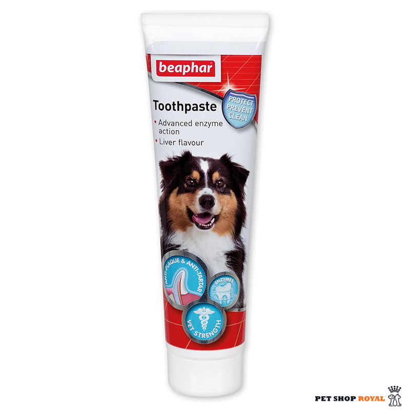 خمیر دندان بیفار سگ با طعم جگر 100 گرمی | Beaphar Liver Toothpaste