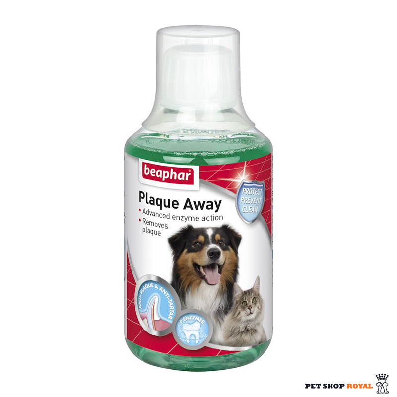 محلول دهان شویه خوراکی بیفار مدل Plaque Away حجم ۲۵۰ میلی لیتر