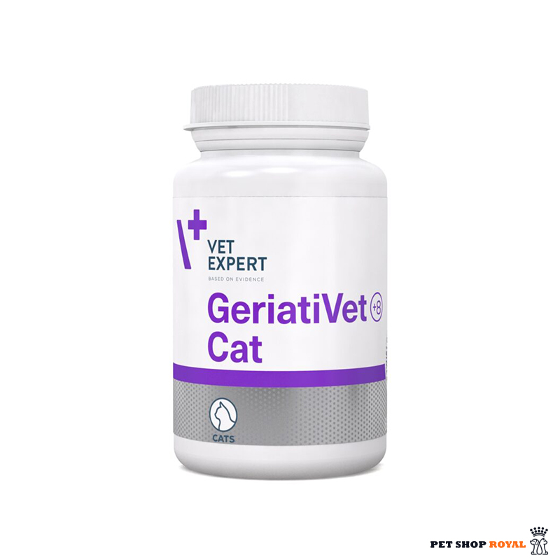 کپسول ژریاتی‌وت (GeriatiVet) برای گربه های مسن محصول وت اکسپرت (vet expert)