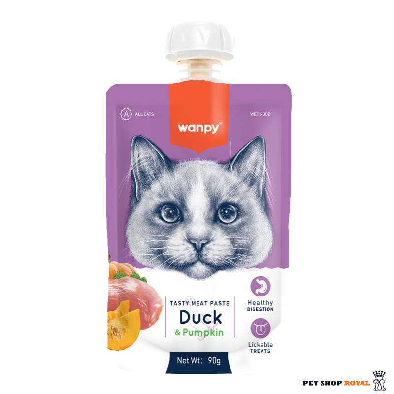 پودینگ گربه ونپی انگلیسی نویس طعم اردک| Wanpy Pudding Duck