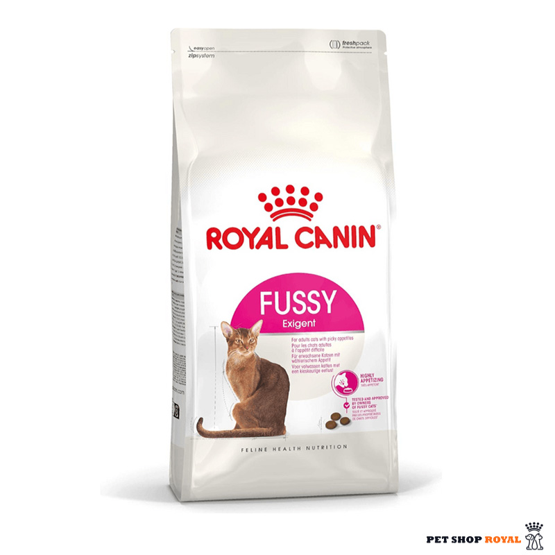 غذای خشک گربه بالغ رویال کنین مدل Fussy Exigent وزن ۱۰ کیلوگرم
